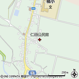 仁田公民館周辺の地図