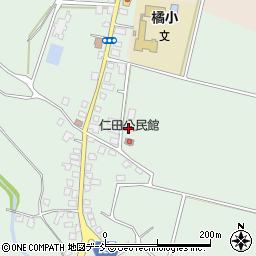 仁田周辺の地図