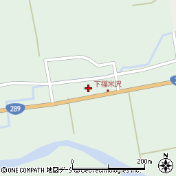 福島県南会津町（南会津郡）福米沢（三十苅）周辺の地図