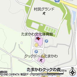たまかわ文化体育館周辺の地図