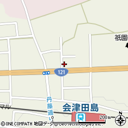 福島県南会津郡南会津町田島大坪周辺の地図