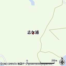 石川県鳳珠郡穴水町志ケ浦周辺の地図