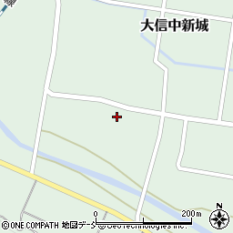 福島県白河市大信中新城村内43周辺の地図