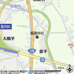 尾禮神社周辺の地図