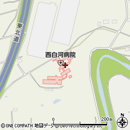 西白河病院（櫻仁会）周辺の地図
