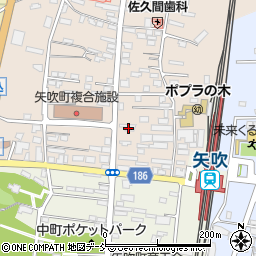 福島銀行矢吹支店 ＡＴＭ周辺の地図