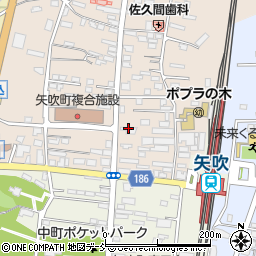 福島銀行矢吹支店周辺の地図