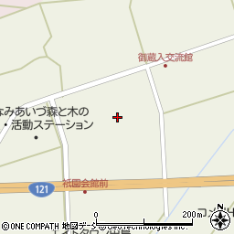 南会津町中央公民館周辺の地図