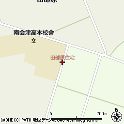 田部原住宅周辺の地図