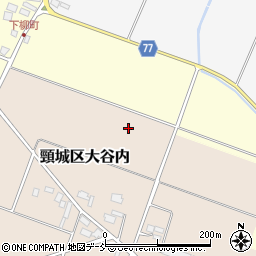 新潟県上越市頸城区大谷内周辺の地図