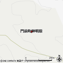 石川県輪島市門前町神明原周辺の地図