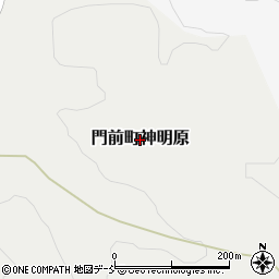 石川県輪島市門前町神明原周辺の地図