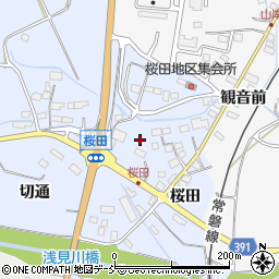 福島県双葉郡広野町上浅見川桜田周辺の地図