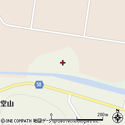 福島県白河市大信増見曲渕周辺の地図