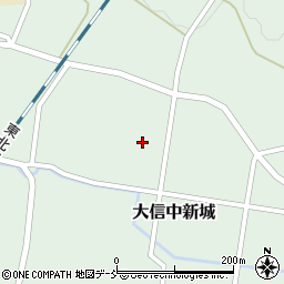 福島県白河市大信中新城赤坂前周辺の地図