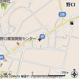 新潟県十日町市野口318周辺の地図