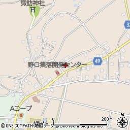 新潟県十日町市野口436周辺の地図