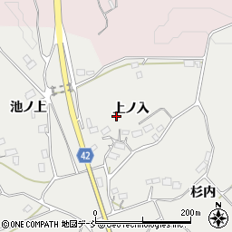 福島県石川郡玉川村吉上ノ入周辺の地図