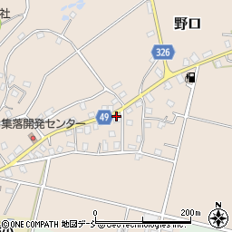 新潟県十日町市野口326周辺の地図