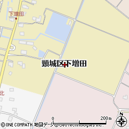 新潟県上越市頸城区下増田周辺の地図