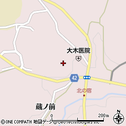福島県玉川村（石川郡）南須釜（行人塚）周辺の地図