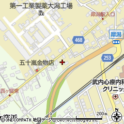 新潟県上越市大潟区犀潟251周辺の地図