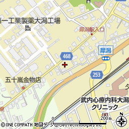 栗田自転車店周辺の地図