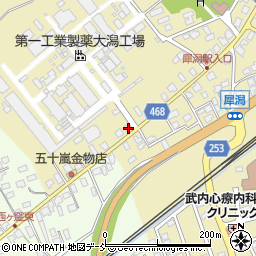 新潟県上越市大潟区犀潟233周辺の地図