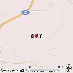 新潟県十日町市岩瀬子周辺の地図