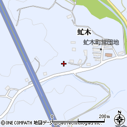 福島県広野町（双葉郡）上浅見川（虻木）周辺の地図