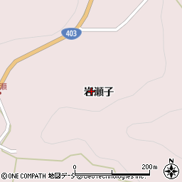 新潟県十日町市岩瀬周辺の地図