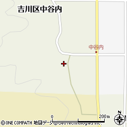 新潟県上越市吉川区中谷内122周辺の地図