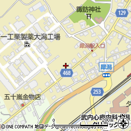 新潟県上越市大潟区犀潟227周辺の地図