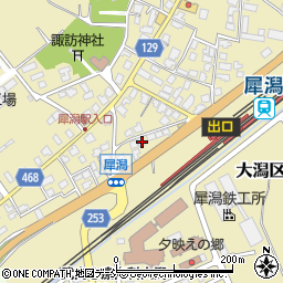 新潟県上越市大潟区犀潟585周辺の地図