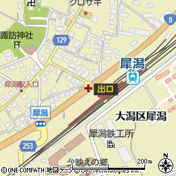 犀潟駅前周辺の地図