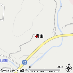 福島県玉川村（石川郡）小高（掛金）周辺の地図