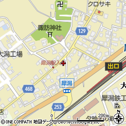 新潟県上越市大潟区犀潟288周辺の地図