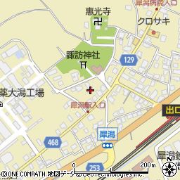 新潟県上越市大潟区犀潟216周辺の地図