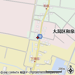 新潟県上越市大潟区高橋新田323周辺の地図