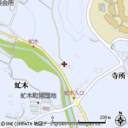 福島県広野町（双葉郡）上浅見川（長泥）周辺の地図