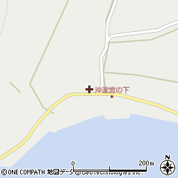 石川県鳳珠郡穴水町沖波ロ周辺の地図