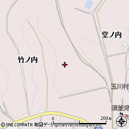 福島県玉川村（石川郡）南須釜（高屋敷）周辺の地図
