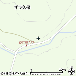 福島県白河市大信隈戸ザラ久保周辺の地図