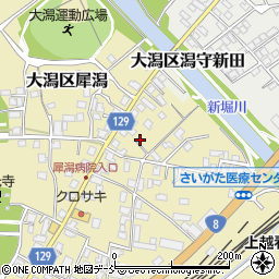 新潟県上越市大潟区犀潟669-6周辺の地図