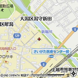 新潟県上越市大潟区犀潟674-3周辺の地図