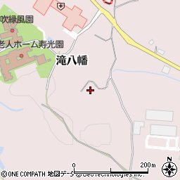 福島県矢吹町（西白河郡）滝八幡周辺の地図