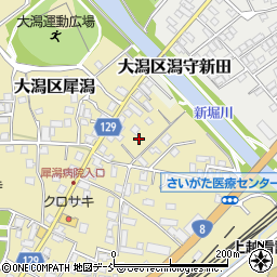 新潟県上越市大潟区犀潟669-10周辺の地図