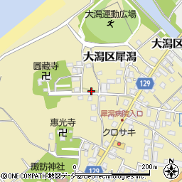 新潟県上越市大潟区犀潟111周辺の地図