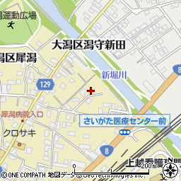 新潟県上越市大潟区犀潟674-11周辺の地図