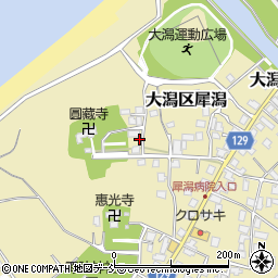 新潟県上越市大潟区犀潟119周辺の地図